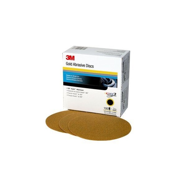 6" XNH P150 HOOKIT GOLD-100/BX